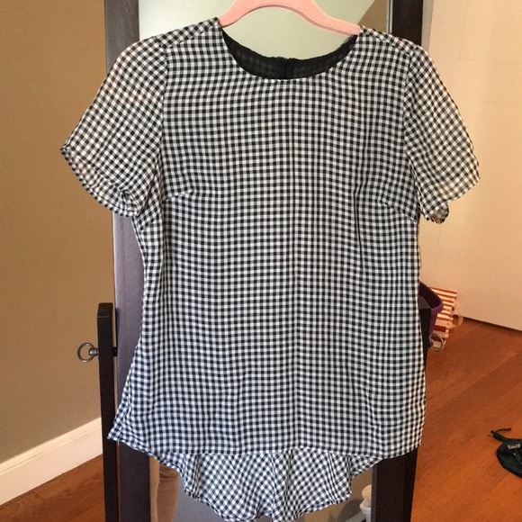EUC Michael kors checkered top - Picture 1 of 3
